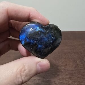 Labradorite Crystal Heart